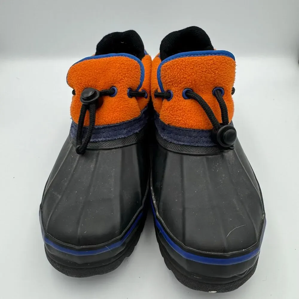 Bass Brazos Vintage Duck Shoes 8M Fleece Slip-on Waterproof Winter Rain Clogs
